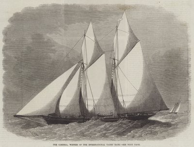 The Cambria, Winner of the International Yacht Race by Edwin Weedon